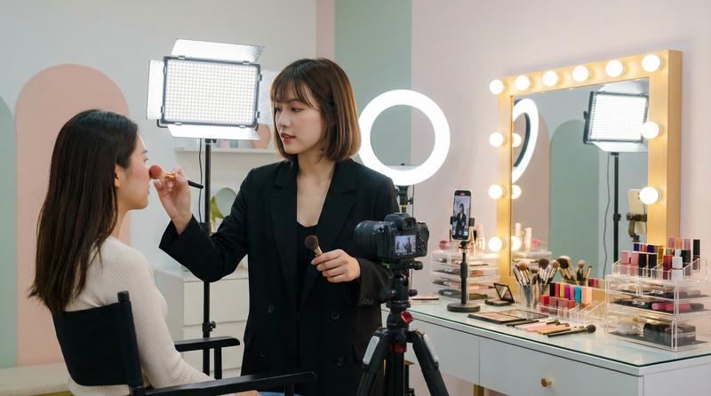 国产主播美妆视频教程