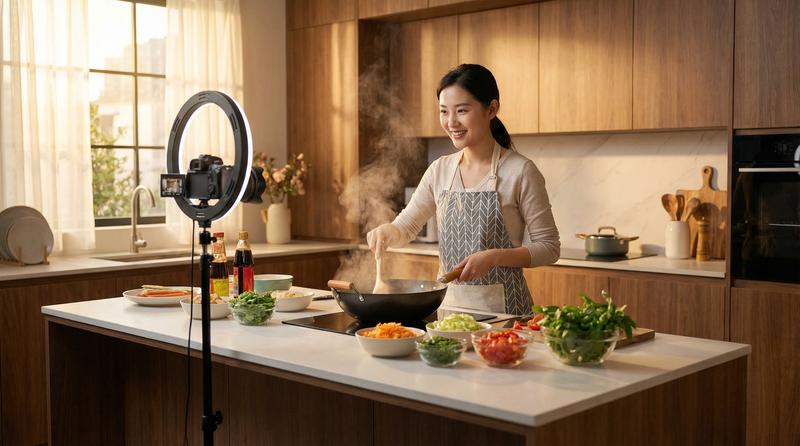 国产主播美食视频教程